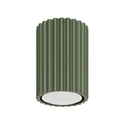Deckenleuchte ALORA, olivgrün, Ø 7 cm, Metall, GU10