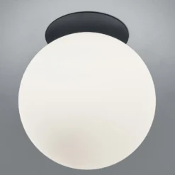 Deckenleuchte Blob, Kugelschirm Opalglas, Ø 30 cm