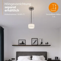 Deckenleuchte Ceiling Dream, Ø 40 cm, Textil, weiß