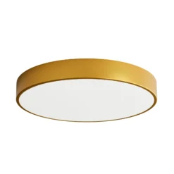 Deckenleuchte Cleo, Ø 60 cm, IP20, goldfarben, Metall, E27