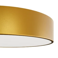 Deckenleuchte Cleo, Ø 40 cm, IP20, goldfarben, Metall, E27