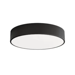 Deckenleuchte Cleo, Ø 40 cm, IP20, schwarz, Metall, E27