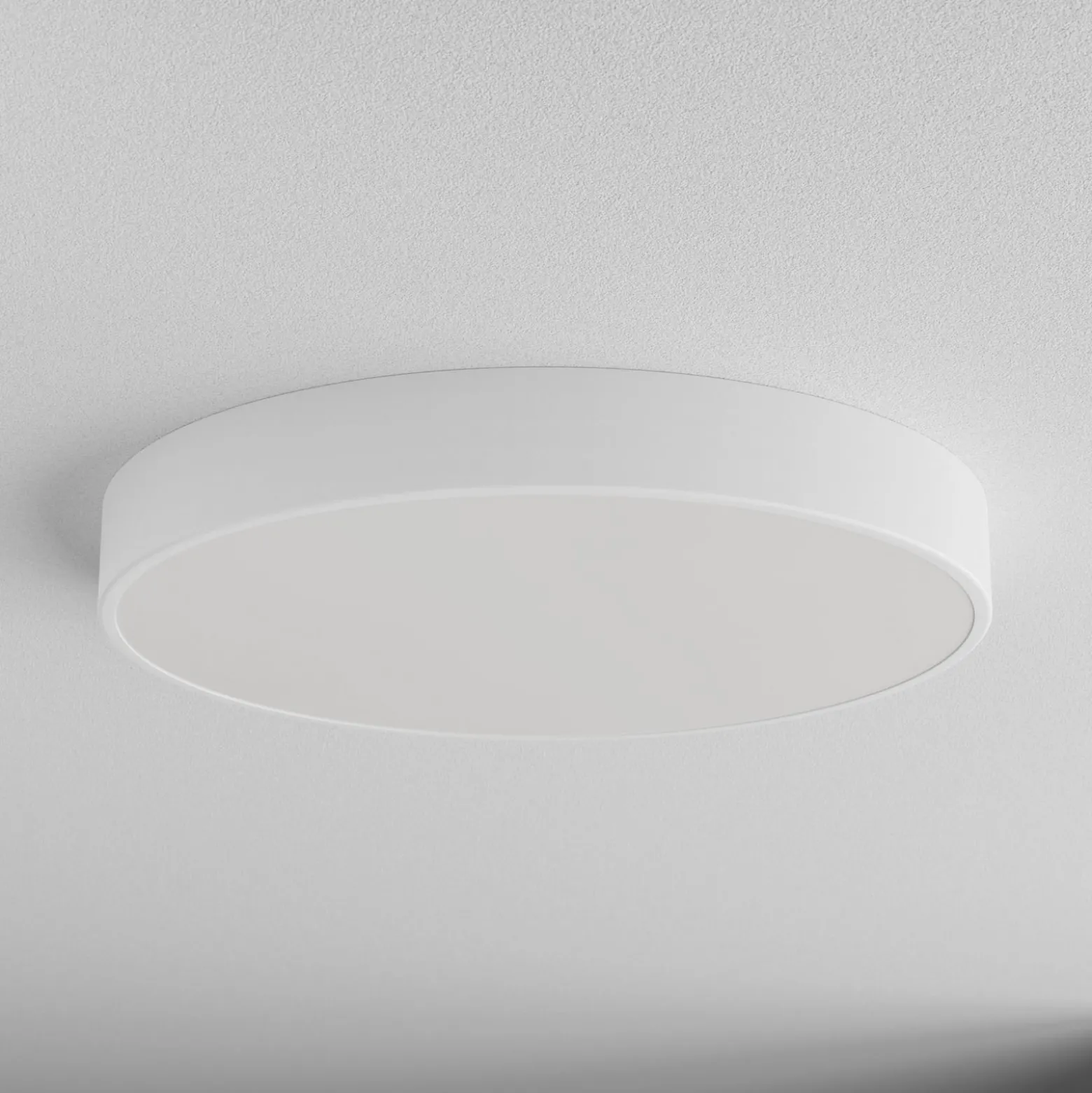 Deckenleuchte Cleo, Ø 60 cm, IP20, weiß, Metall, E27