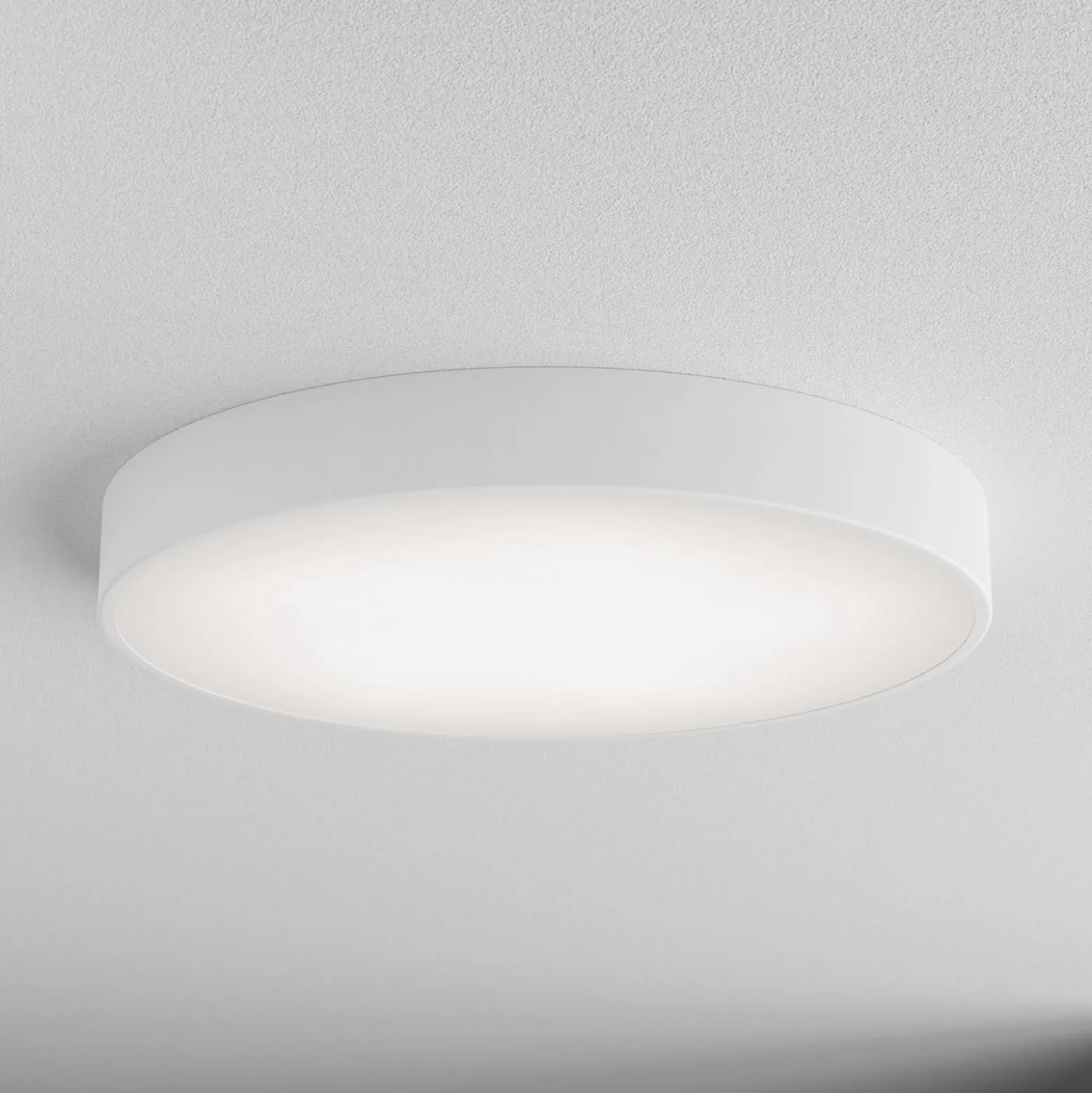 Deckenleuchte Cleo, Ø 60 cm, IP20, weiß, Metall, E27