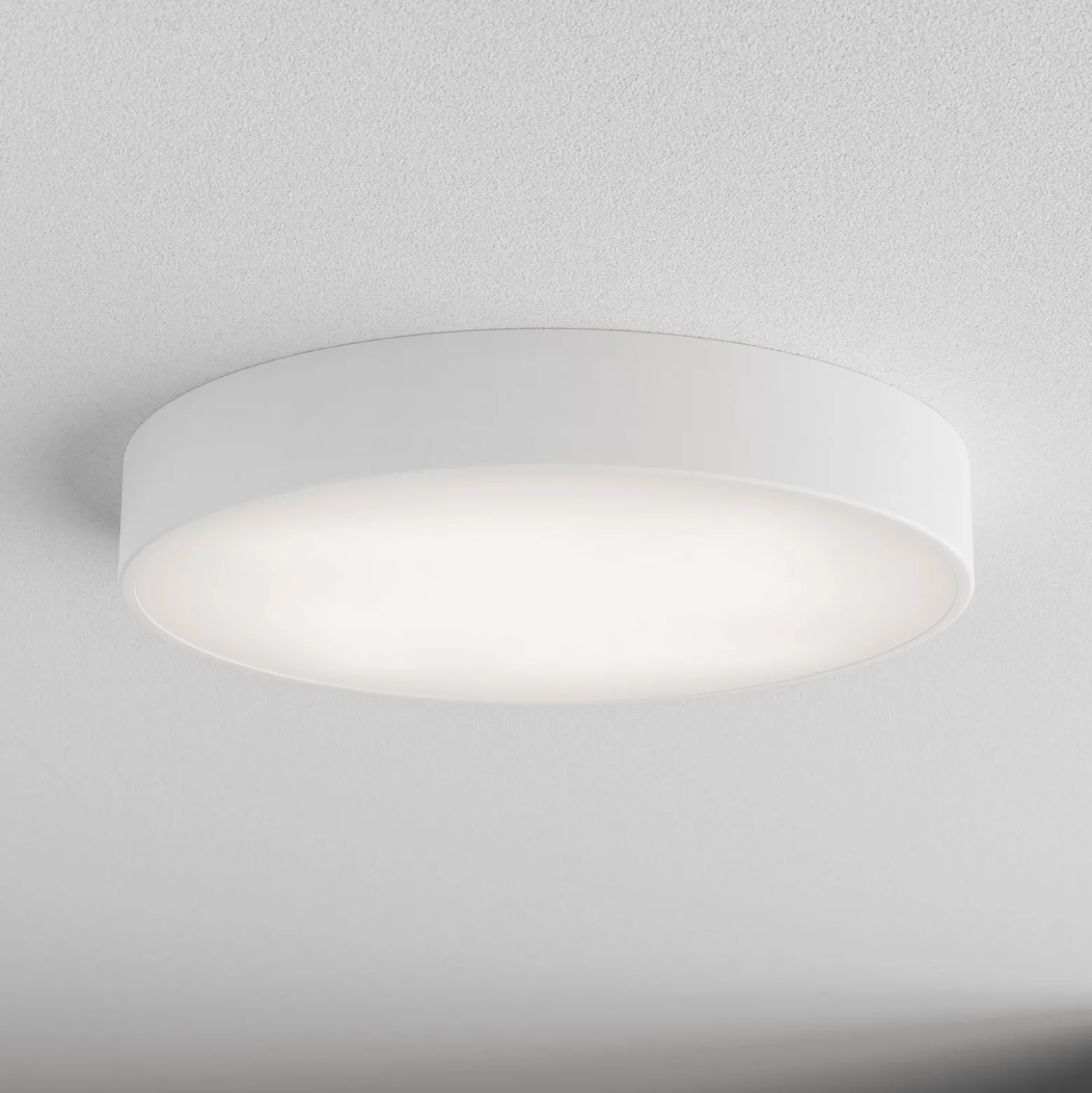 Deckenleuchte Cleo, Ø 50 cm, IP54, weiß, Metall, E27