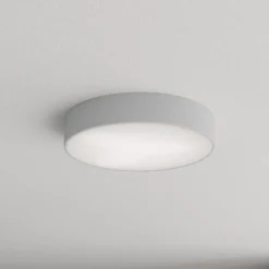Deckenleuchte Cleo 400, IP54, Ø 40 cm grau