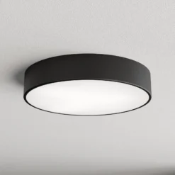 Deckenleuchte Cleo 400, IP54, Ø 40 cm schwarz
