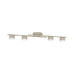 Deckenleuchte FRAGMENT, beige, Länge 87 cm, 4-flg., Metall