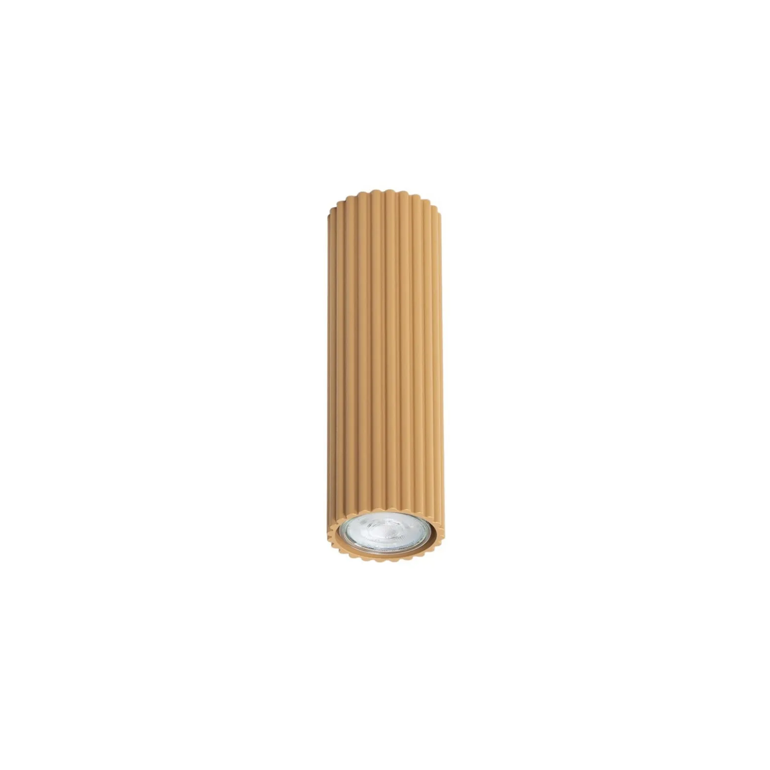 Deckenleuchte Karbon, goldfarben, Höhe 20 cm, Aluminium