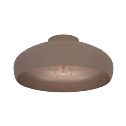Deckenleuchte Mogano, Ø40cm, kaffeebraun