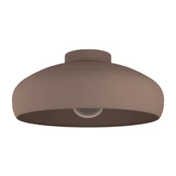 Deckenleuchte Mogano, Ø40cm, kaffeebraun