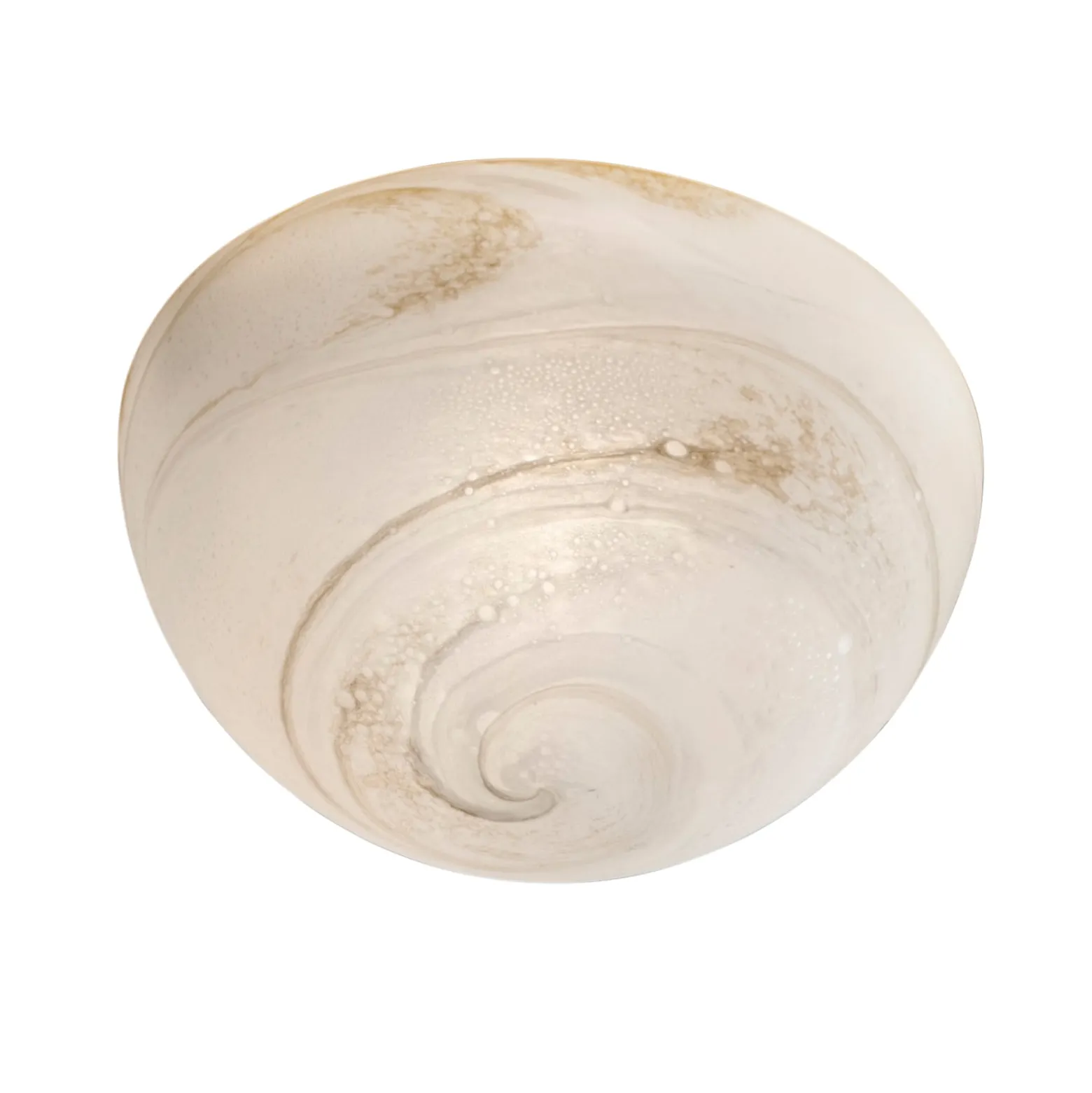 Deckenleuchte Moon, Muranoglas, alabaster, Ø 37 cm
