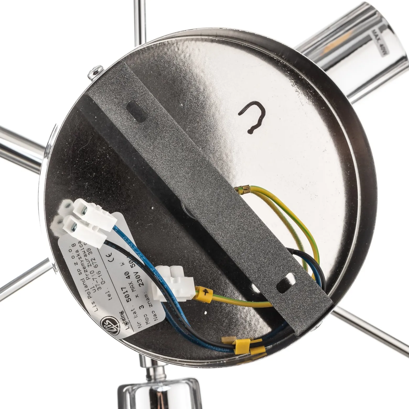 Deckenleuchte Tornado chromium-nickel 50cm