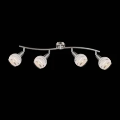 Deckenstrahler Elliott, nickel matt, Länge 70 cm, Metall