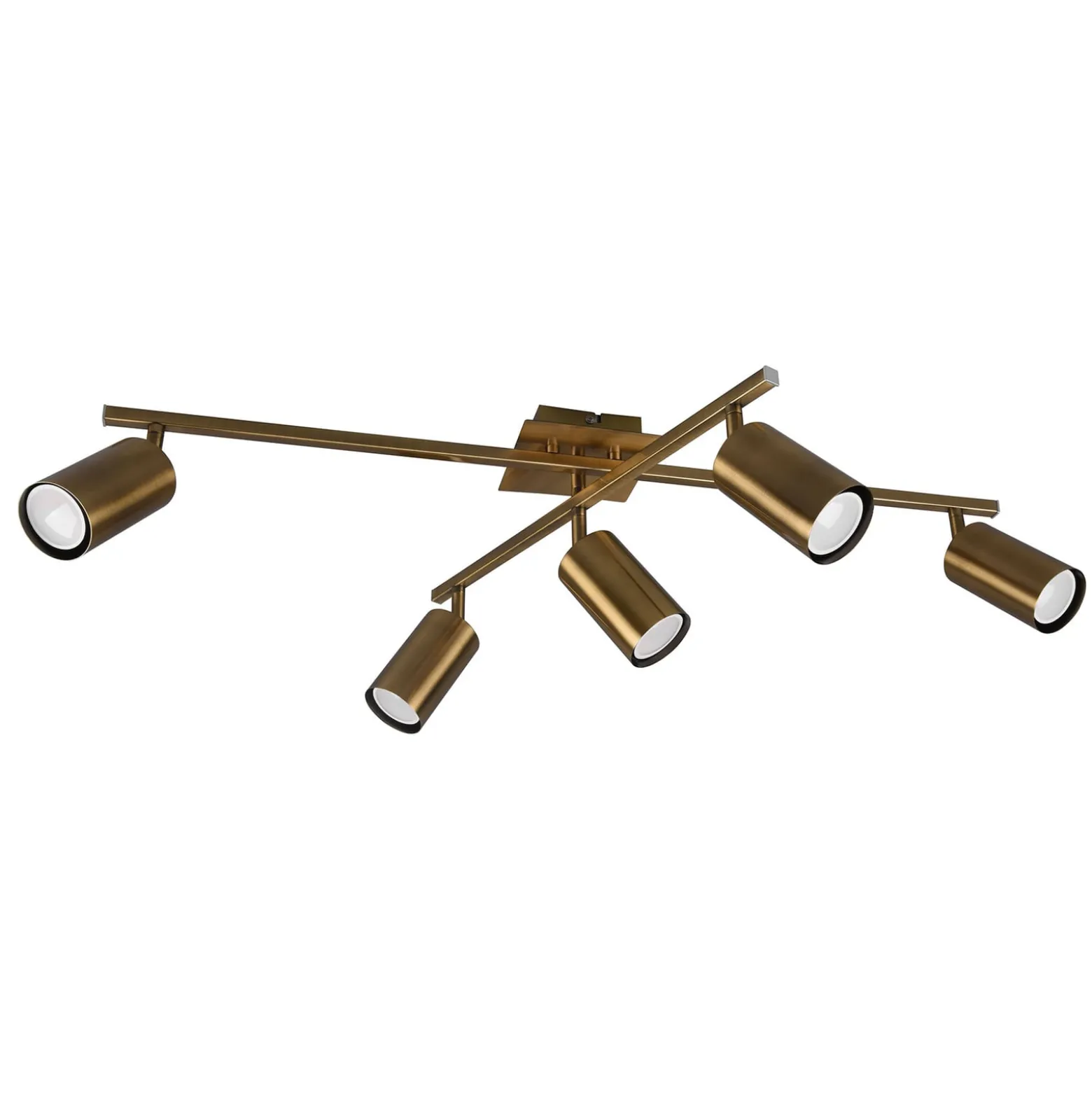 Deckenstrahler Marley, altmessing, 5-flammig