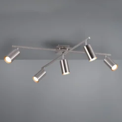 Deckenstrahler Marley nickel matt 5-flammig