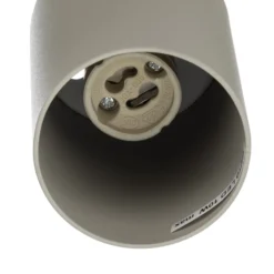 Deckenstrahler Zoom, 4-flammig, grau-beige, Stahl, GU10