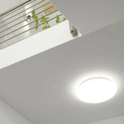 DOTLUX LED-Deckenleuchte LUNA, weiß, Ø 49 cm, 33 W, CCT IP44