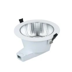 DOTLUX LED-Einbaudownlight CIRCLEugr, 13 W, Ø 14,5 cm, CCT