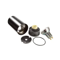 Downlight CAN, schwarz, IP20, Ø 6 cm, Metall, GU10
