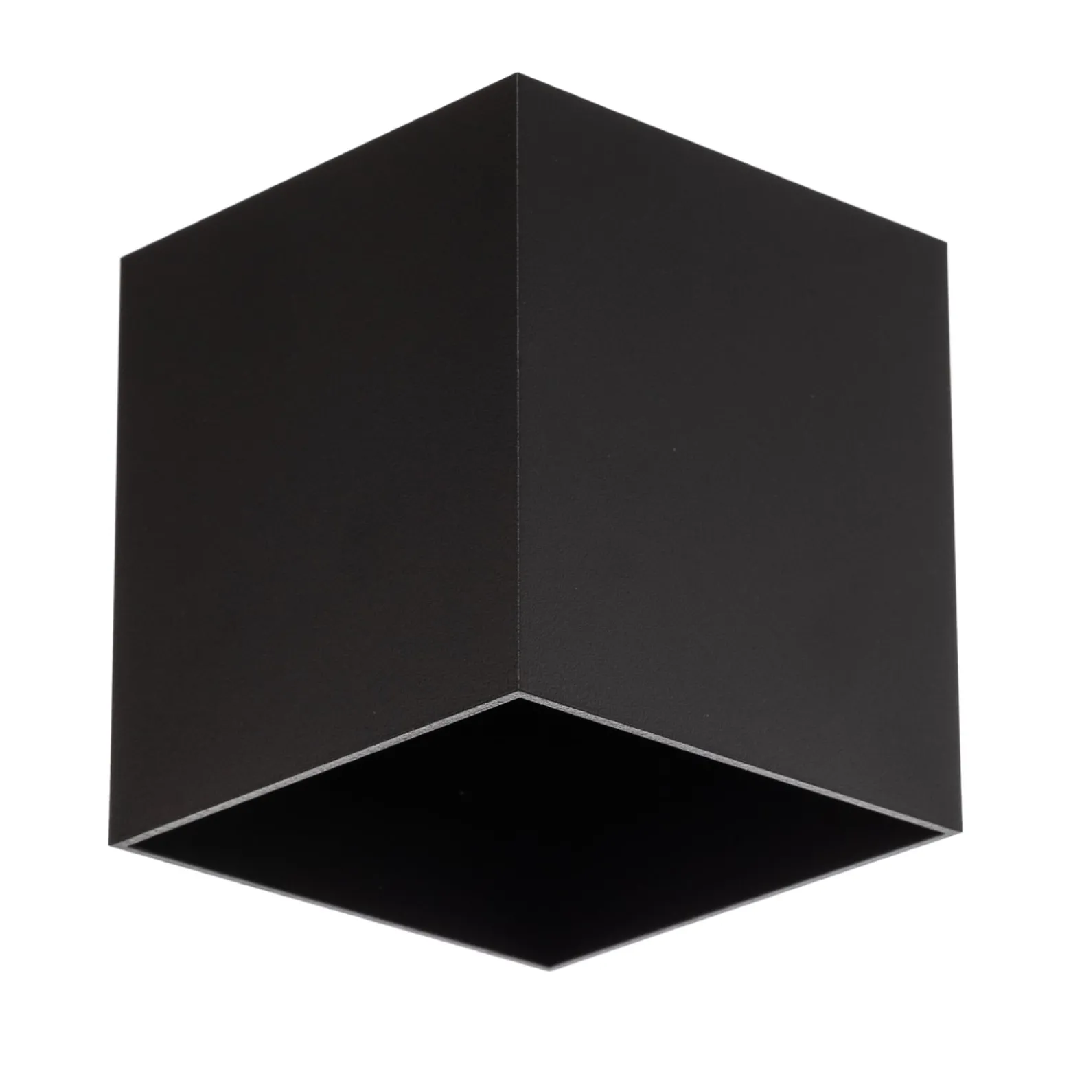 Downlight Cobble in eckiger Form, schwarz