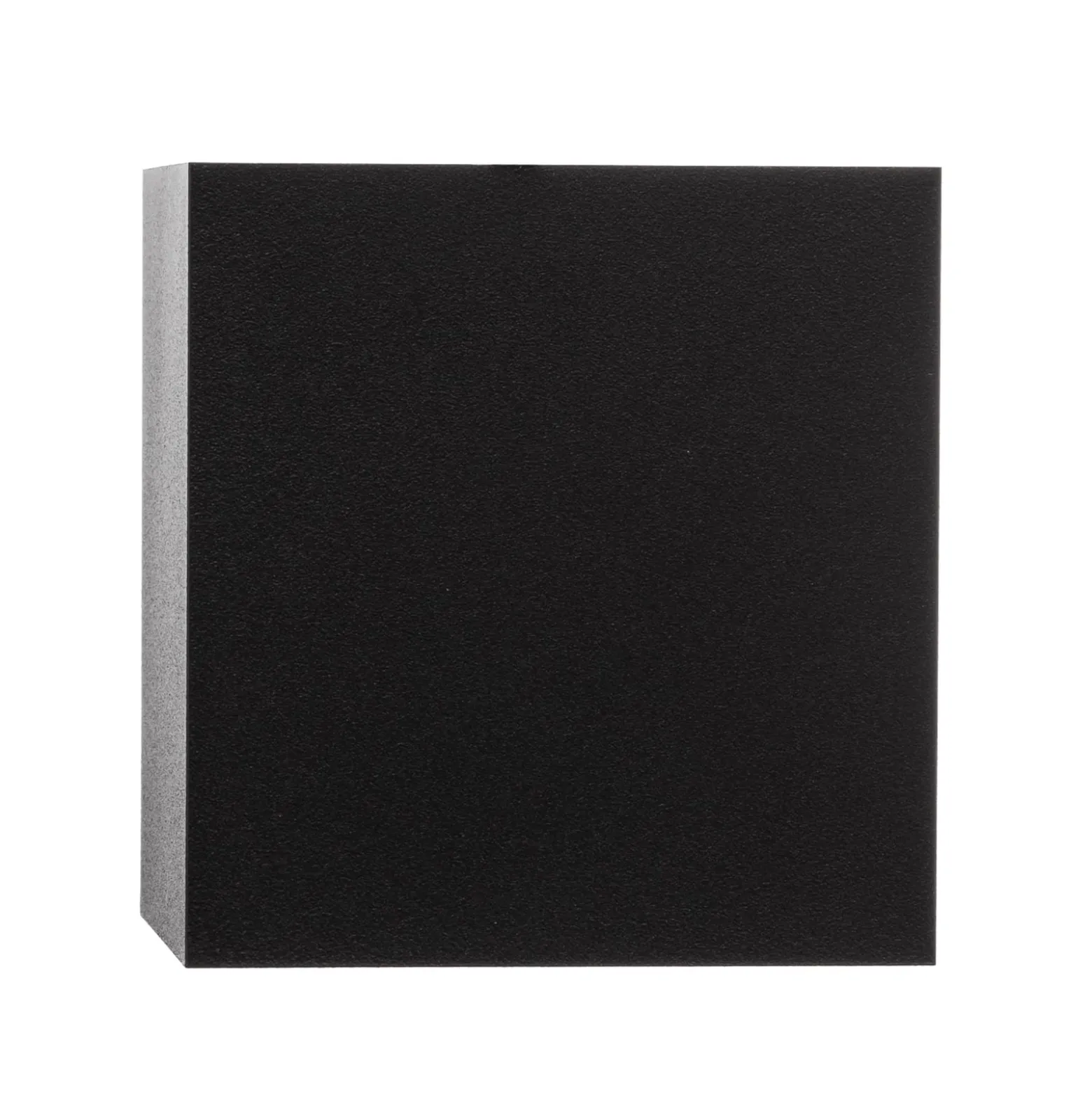 Downlight Cobble in eckiger Form, schwarz