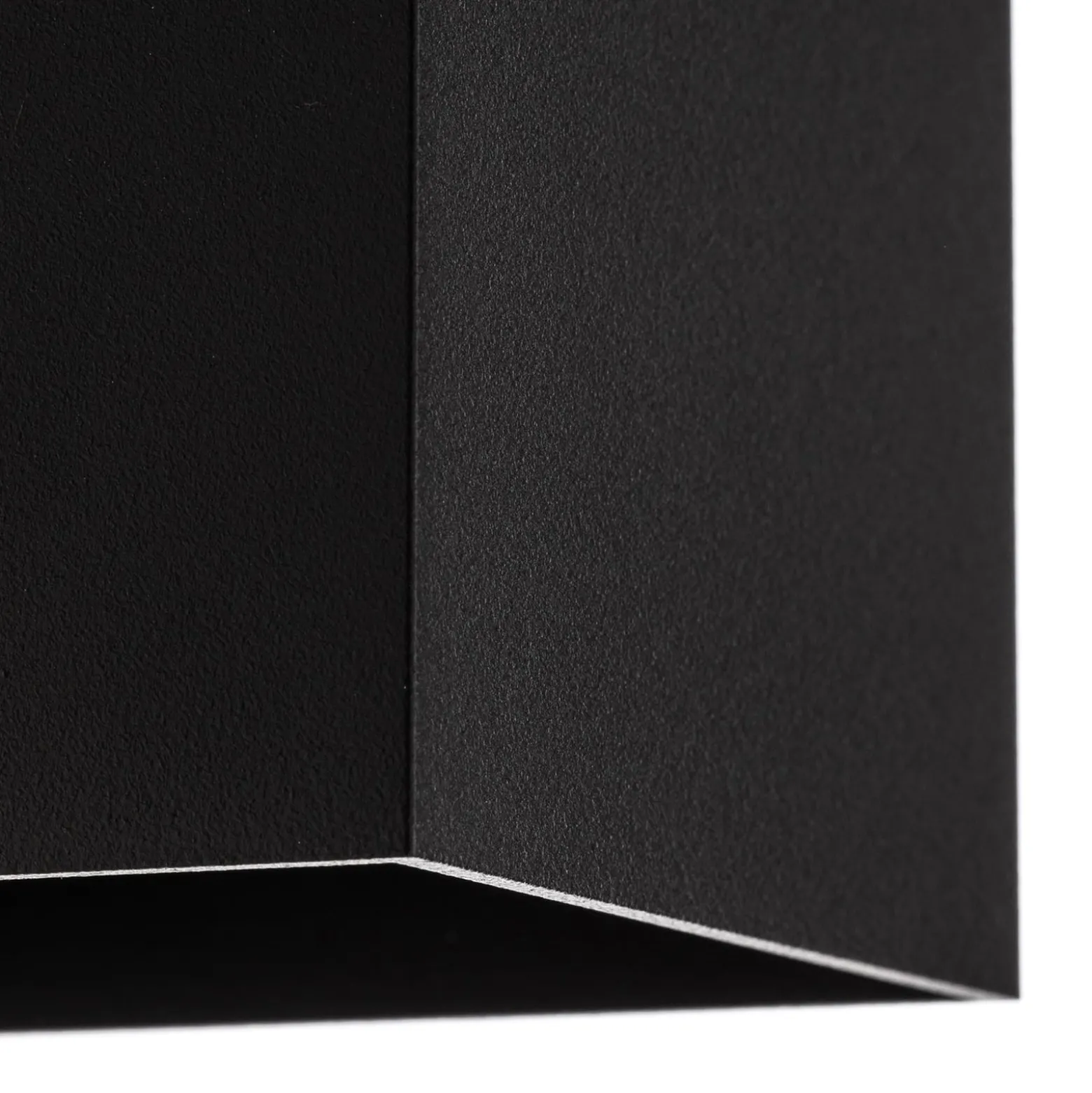 Downlight Cobble in eckiger Form, schwarz