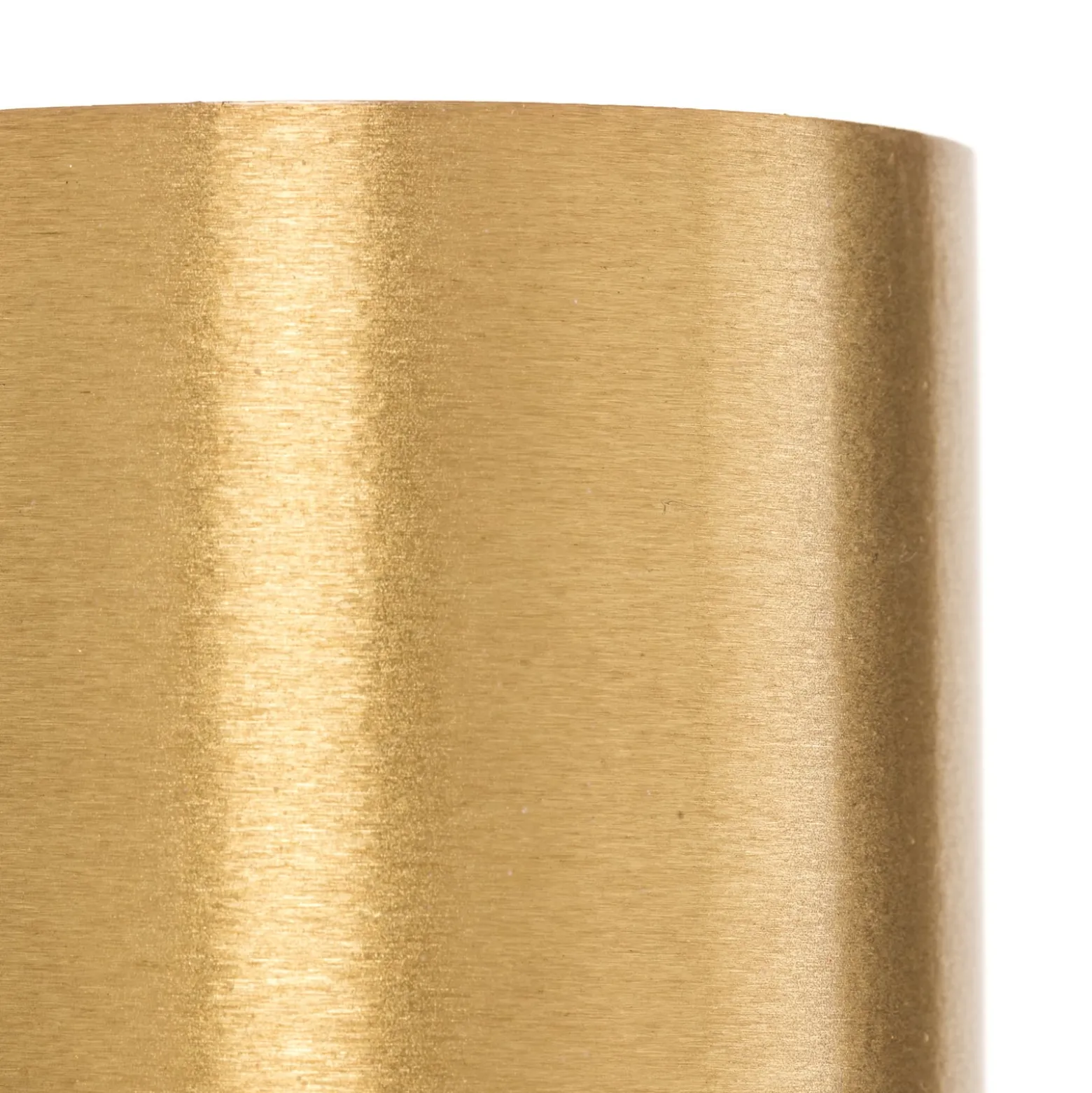 Downlight Eye S in Zylinderform, messing