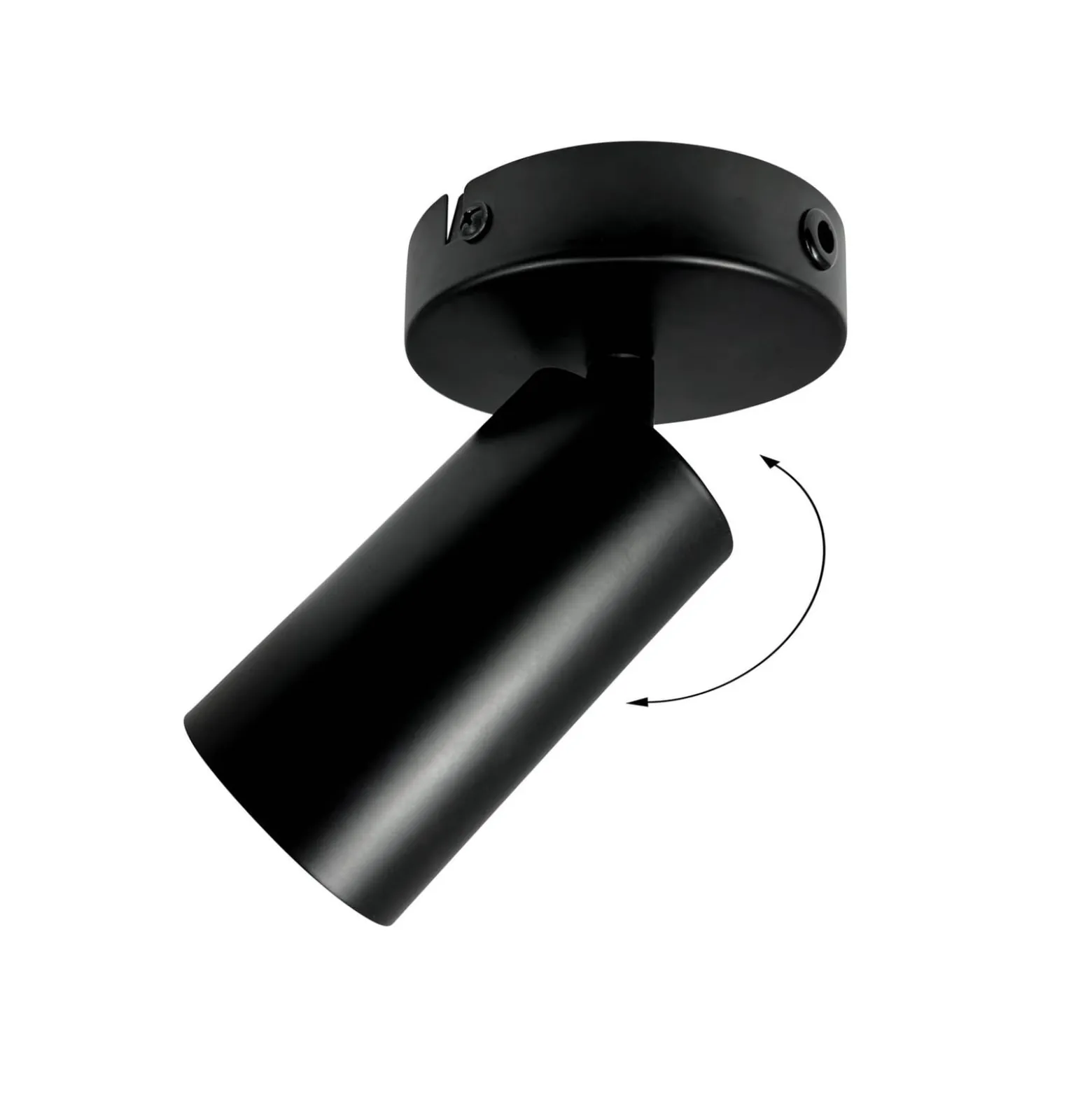 Dyberg Larsen Deckenstrahler Modern, schwarz, Länge 14 cm