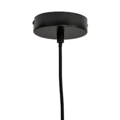 Dyberg Larsen Pendellampe Miles, schwarz, Ø 20 cm, Metall
