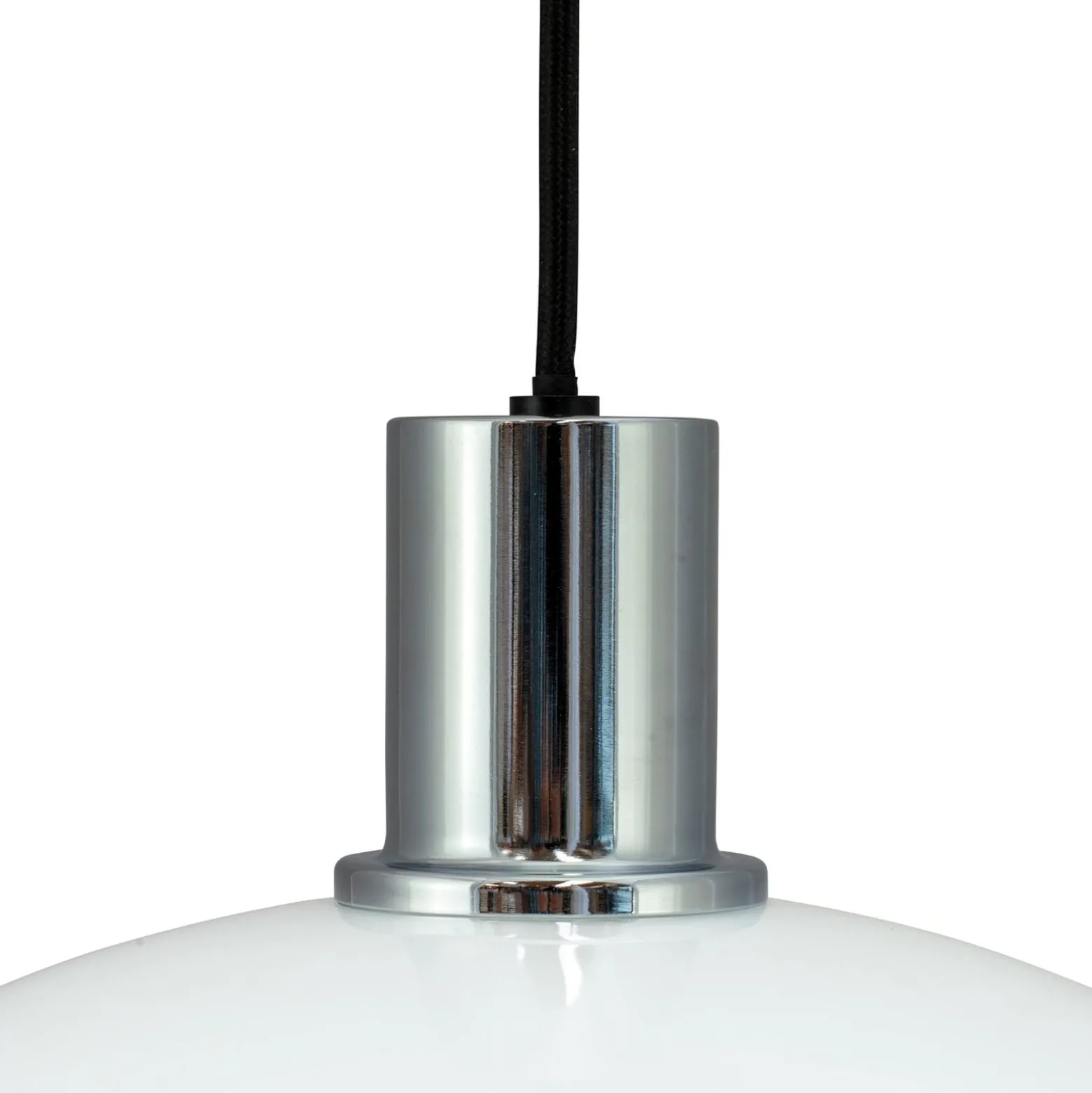 Dyberg Larsen Pendellampe Morph, opal, Ø 28 cm, Glas