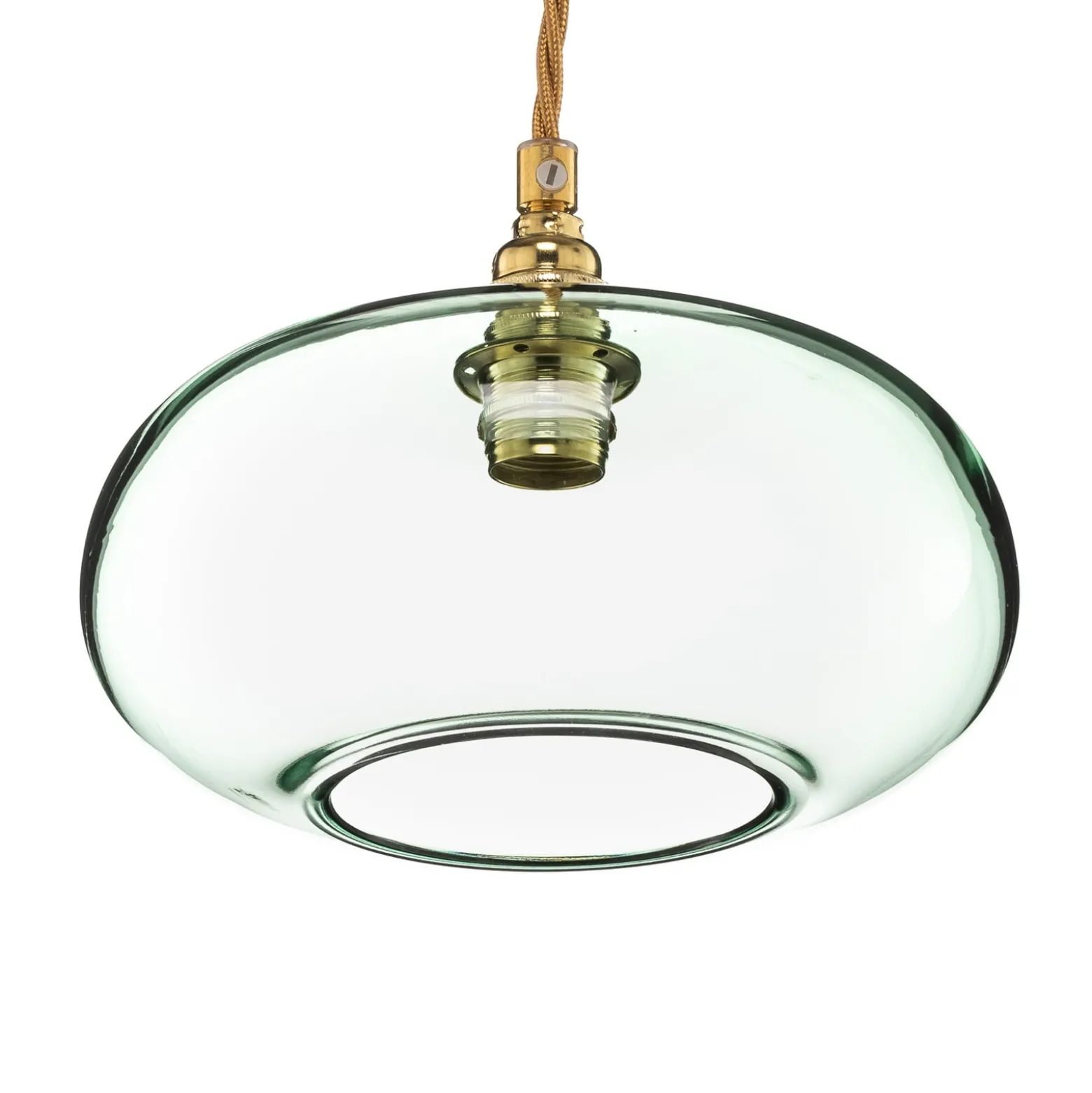EBB & FLOW Horizon Glas-Pendelleuchte grün Ø 21 cm