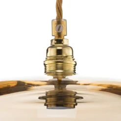 EBB & FLOW Horizon Hängelampe gold rauch Ø 21cm