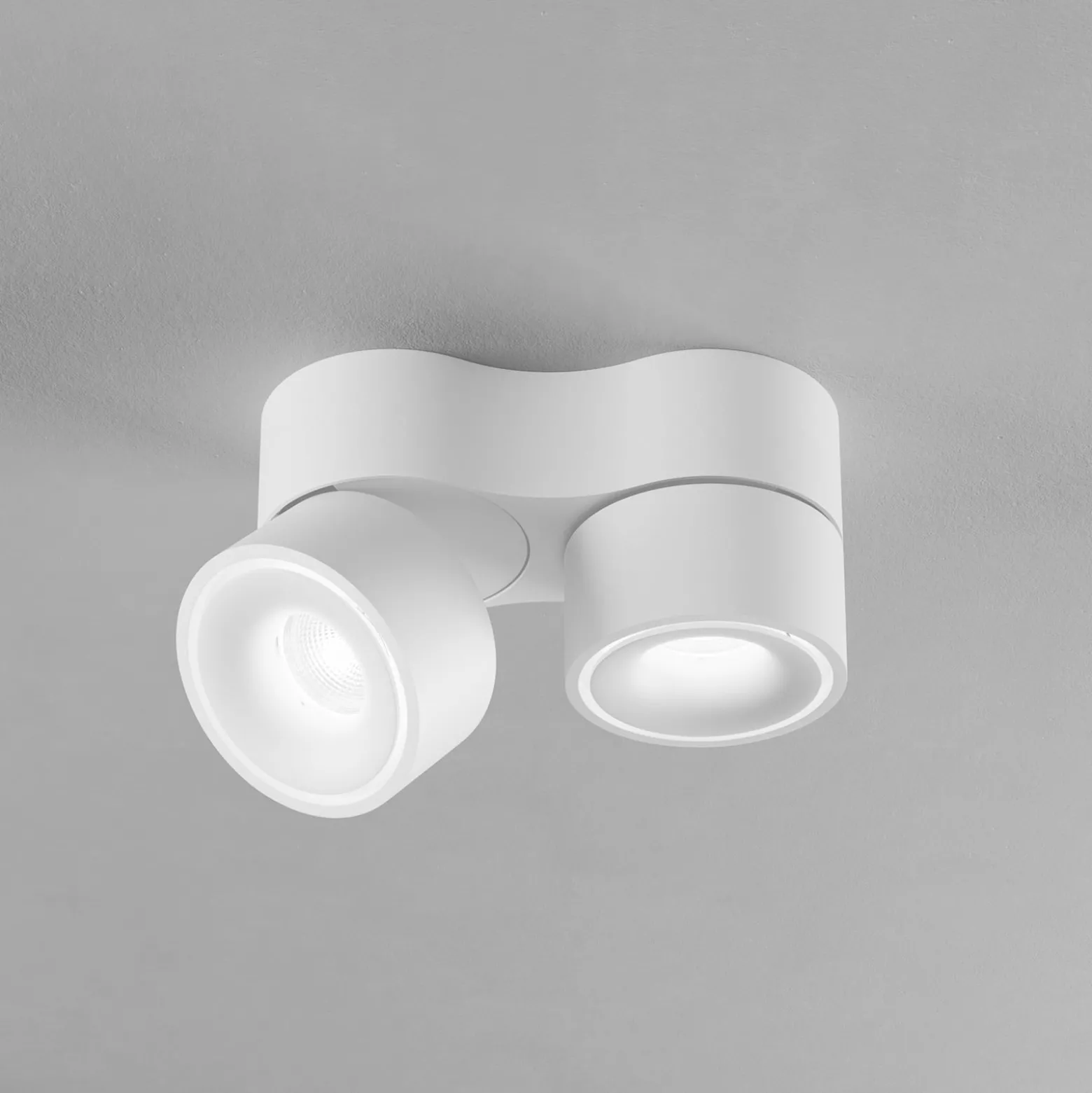 Egger DLS LED-Spot Clippo Duo weiß/weiß DALI DTW 2-flg