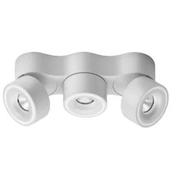 Egger DLS LED-Strahler Clippo Trio, weiß, DALI dimmbar