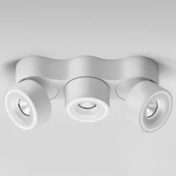 Egger DLS LED-Strahler Clippo Trio, 3-flammig, weiß, dimmbar