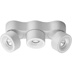 Egger DLS LED-Strahler Clippo Trio, 3-flammig, weiß, dimmbar