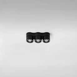 Egger DLS Strahler Clippo Trio, schwarz, DALI dimmbar
