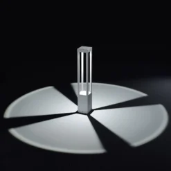 Egger York LED-Wegeleuchte grau, 65 cm
