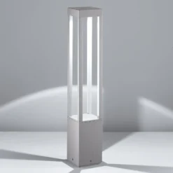 Egger York LED-Wegeleuchte grau, 65 cm