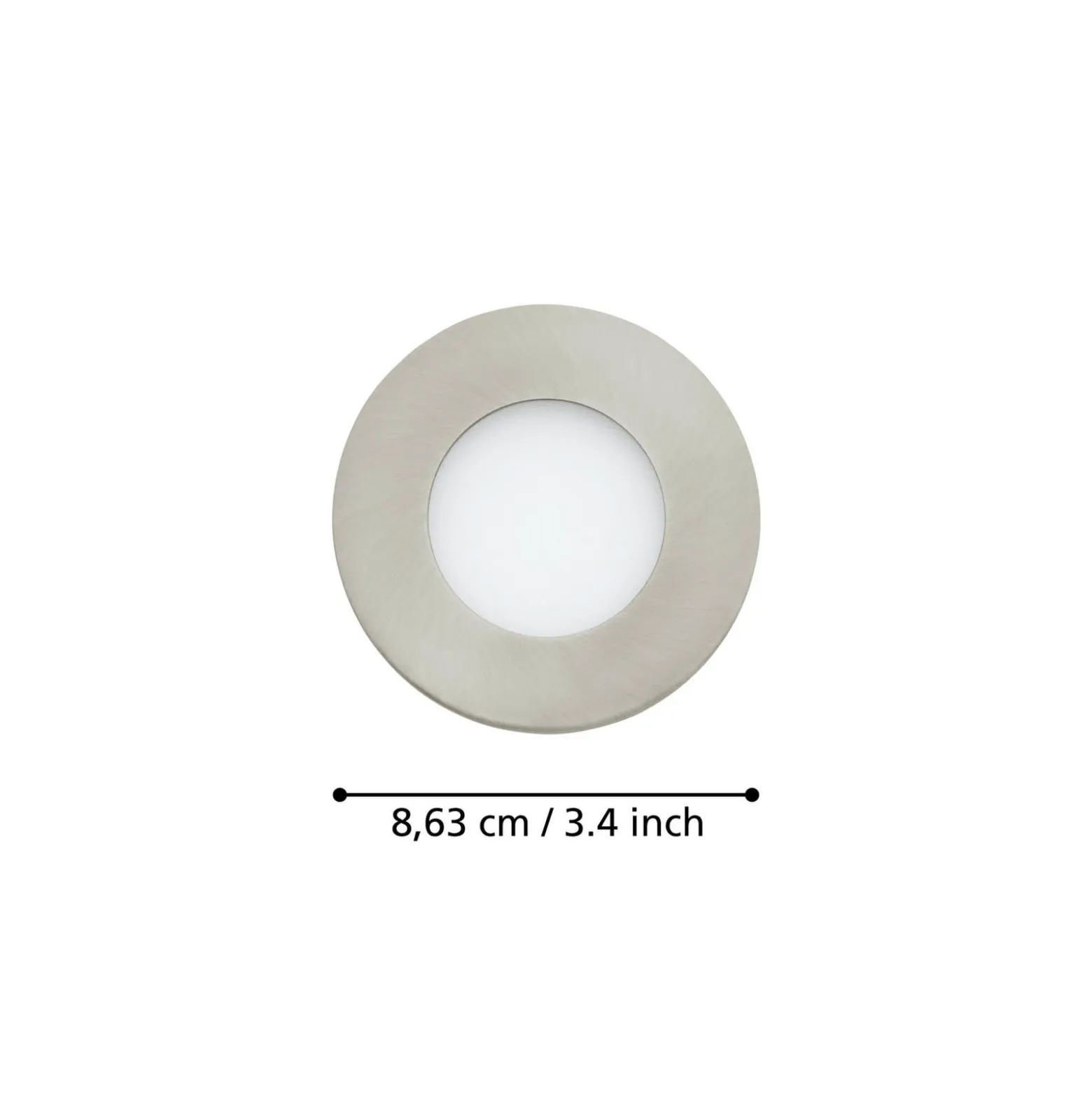 EGLO connect Fueva-C LED-Einbauspot 8,6cm, 3er Set