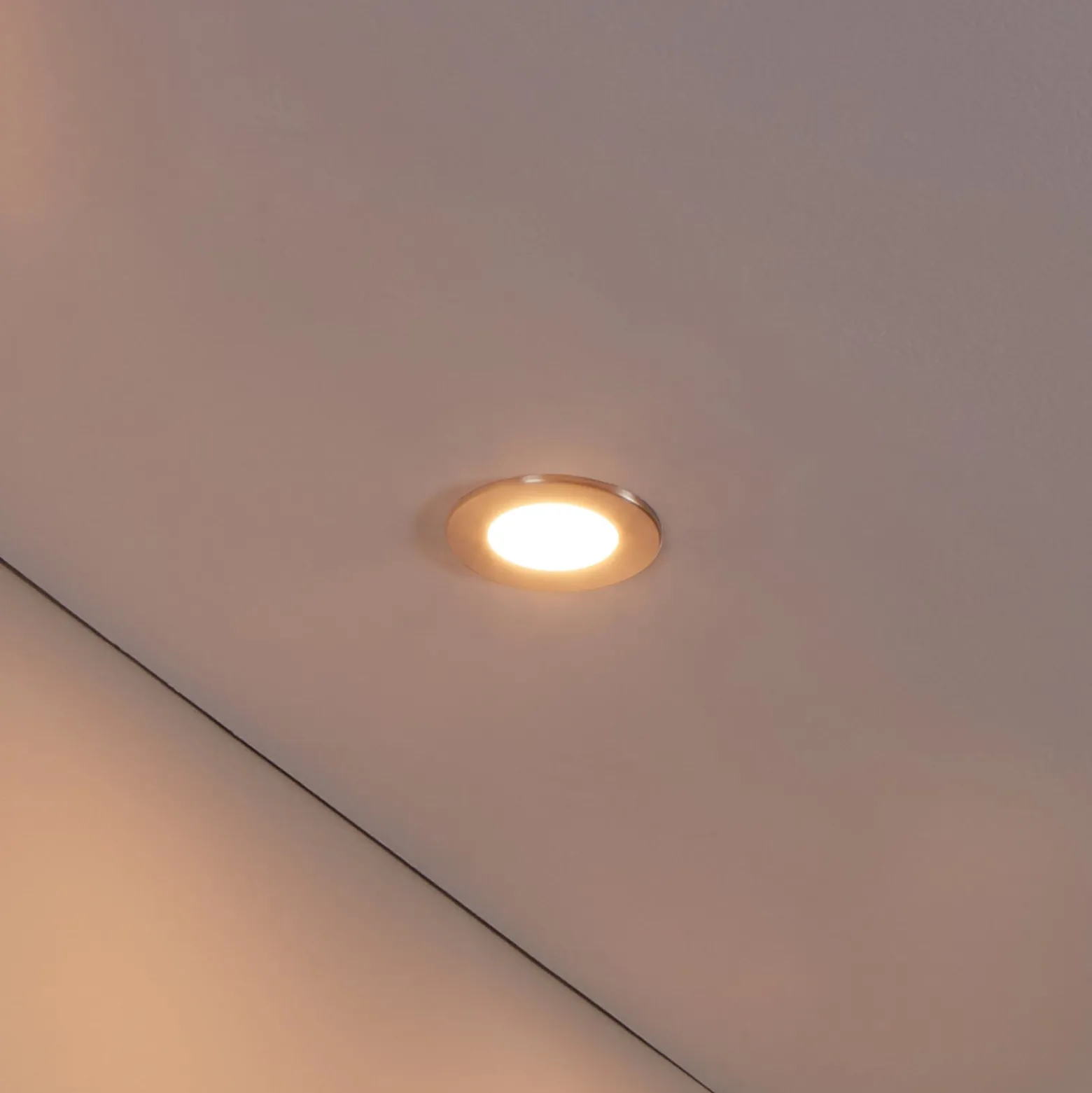EGLO connect Fueva-C LED-Einbauspot 8,6cm, 3er Set
