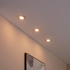 EGLO connect Fueva-C LED-Einbauspot 8,6cm, 3er Set