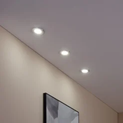 EGLO connect Fueva-C LED-Einbauspot 8,6cm, 3er Set
