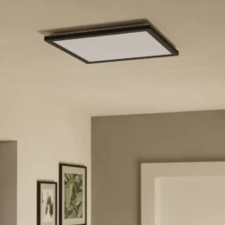 EGLO connect LED-Deckenlampe Rovito-Z, schwarz, 39 x 39 cm