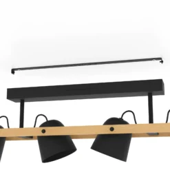 EGLO connect LED-Deckenleuchte Hornwood-Z, 4-fl., schwarz