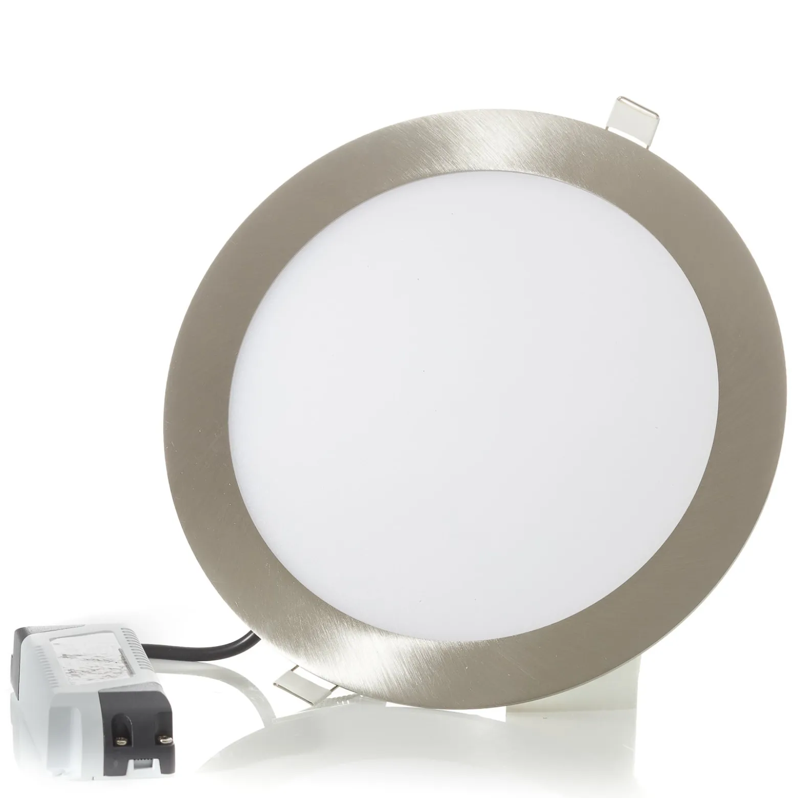 EGLO connect LED-Einbauleuchte Fueva-C, Ø 22,5 cm, nickel