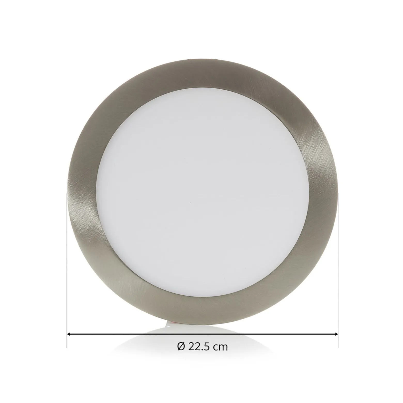 EGLO connect LED-Einbauleuchte Fueva-C, Ø 22,5 cm, nickel