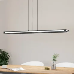EGLO connect LED-Hängeleuchte Savilanas-Z, 116 cm, schwarz