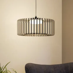 EGLO connect LED-Hängeleuchte Ginestrone-Z, 1-fl., schwarz